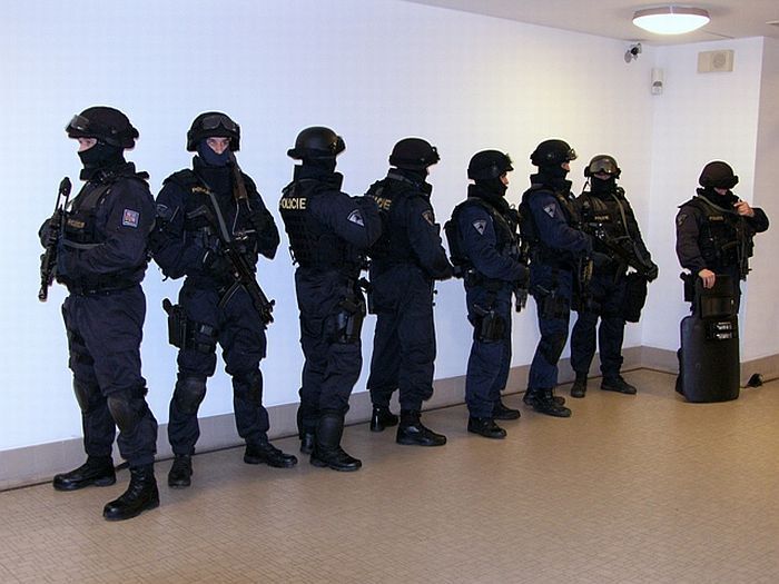 Policejní cvičení v ČNB