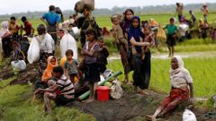 Rohingové utíkají z Barmy