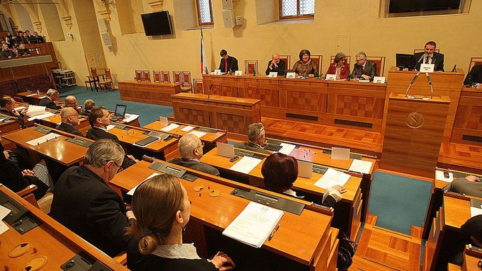 Senátoři dali hlasováním najevo, že nesouhlasí s vystoupením prezidenta Miloše Zemana na Radě Evropy.