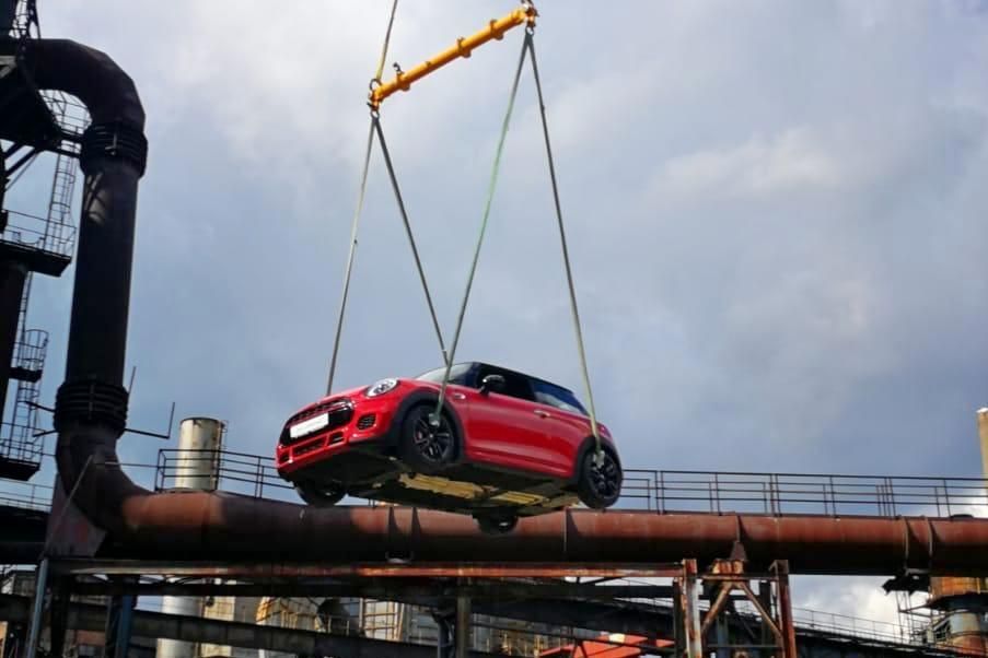 Mini na Colours of Ostrava 2018, jeřáb