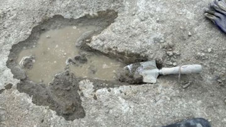 Tudy chodili dinosauři k laguně. Vědci objevili obrovské naleziště dinosauřích stop