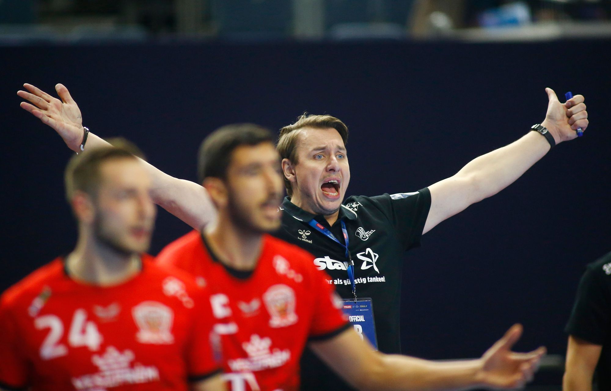 Semifinále Ligy mistrů v házené 2020, Kiel - Veszprém: Trenér Kielu Filip Jícha