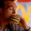 Stará reklama McDonald's na hamburgery z roku 1994