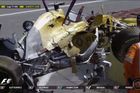 Demoliční derby ve Spa: zraněný Magnussen, naštvaný Räikkönen i ničitel Sainz
