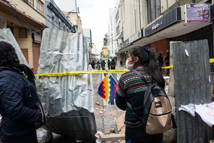 La Paz, Bolívie po rezignaci Evo Moralese