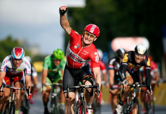 Andre Greipel v posledním finiši Tour de France