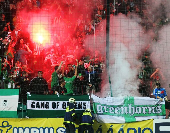 SL, Bohemians-Slavia: fanoušci Bohemians