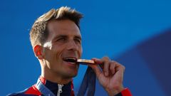 Kanoista Matej Beňuš s bronzovou medailí z olympiády v Paříži 2024