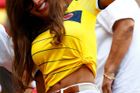 Kolumbie nebude v utkání proti Brazílii o semifinále MS favoritem, překvapit ale může. A co se týče fanynek, s půvabem těch domácích si určitě nezadá.