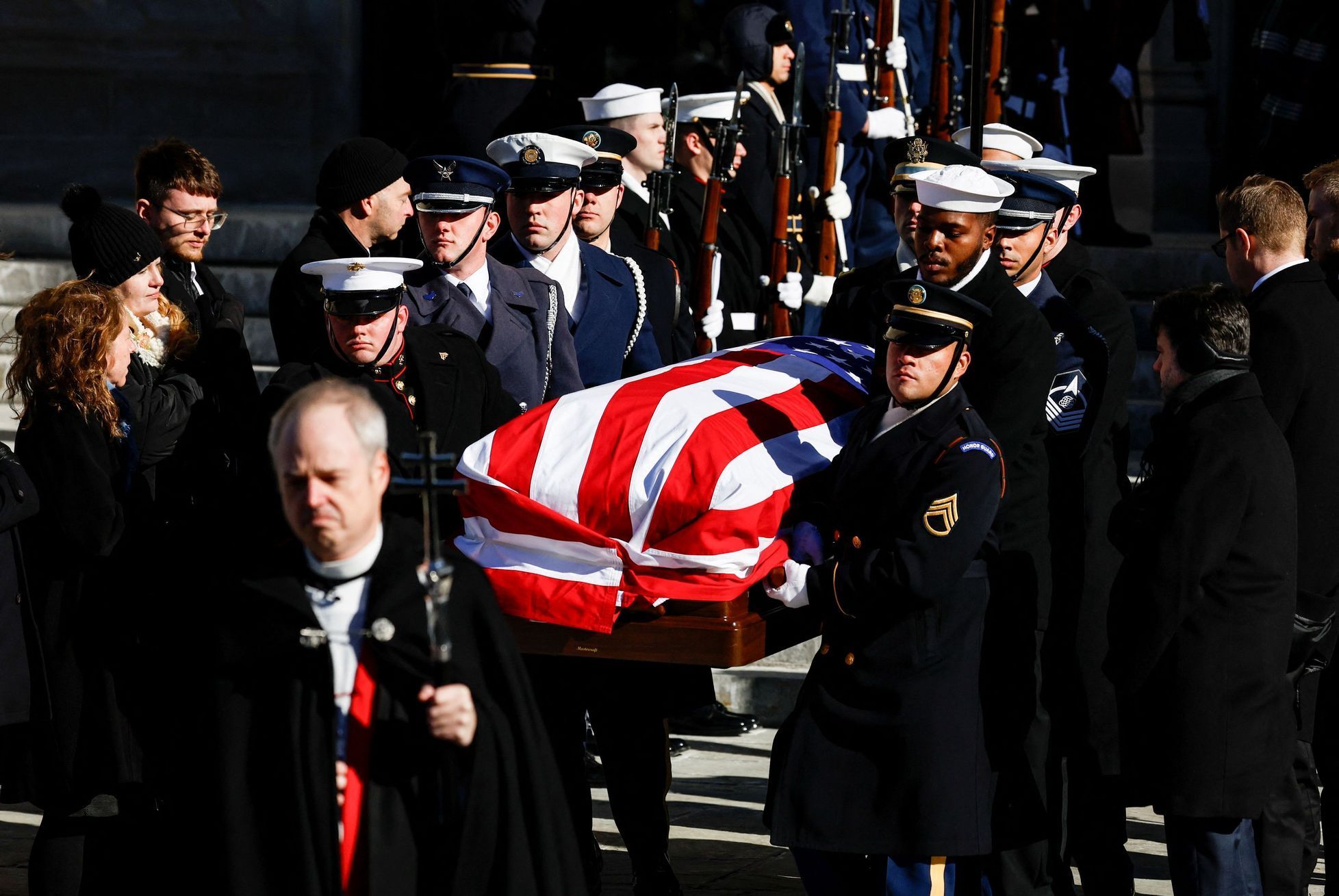 Jimmy Carter, pohřeb, USA
