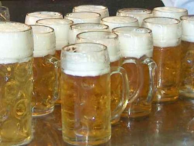 Mnichov pivo Oktoberfest