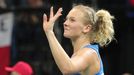 Kateřina Siniaková ve finále Fed Cupu 2018 Česko - USA