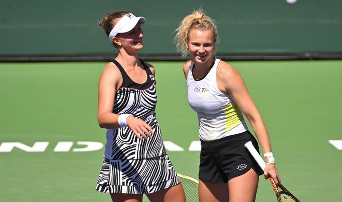 Barbora Krejčíková, Kateřina Siniaková (Indian Wells 2023)