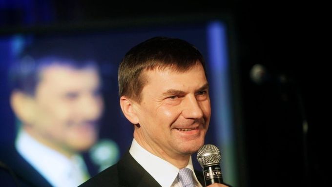 Estonský premiér Andrus Ansip.