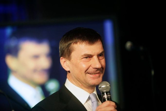 Estonský premiér Andrus Ansip.