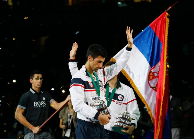 Davis Cup, finále Srbsko-ČR: zklamaný Novak Djokovič