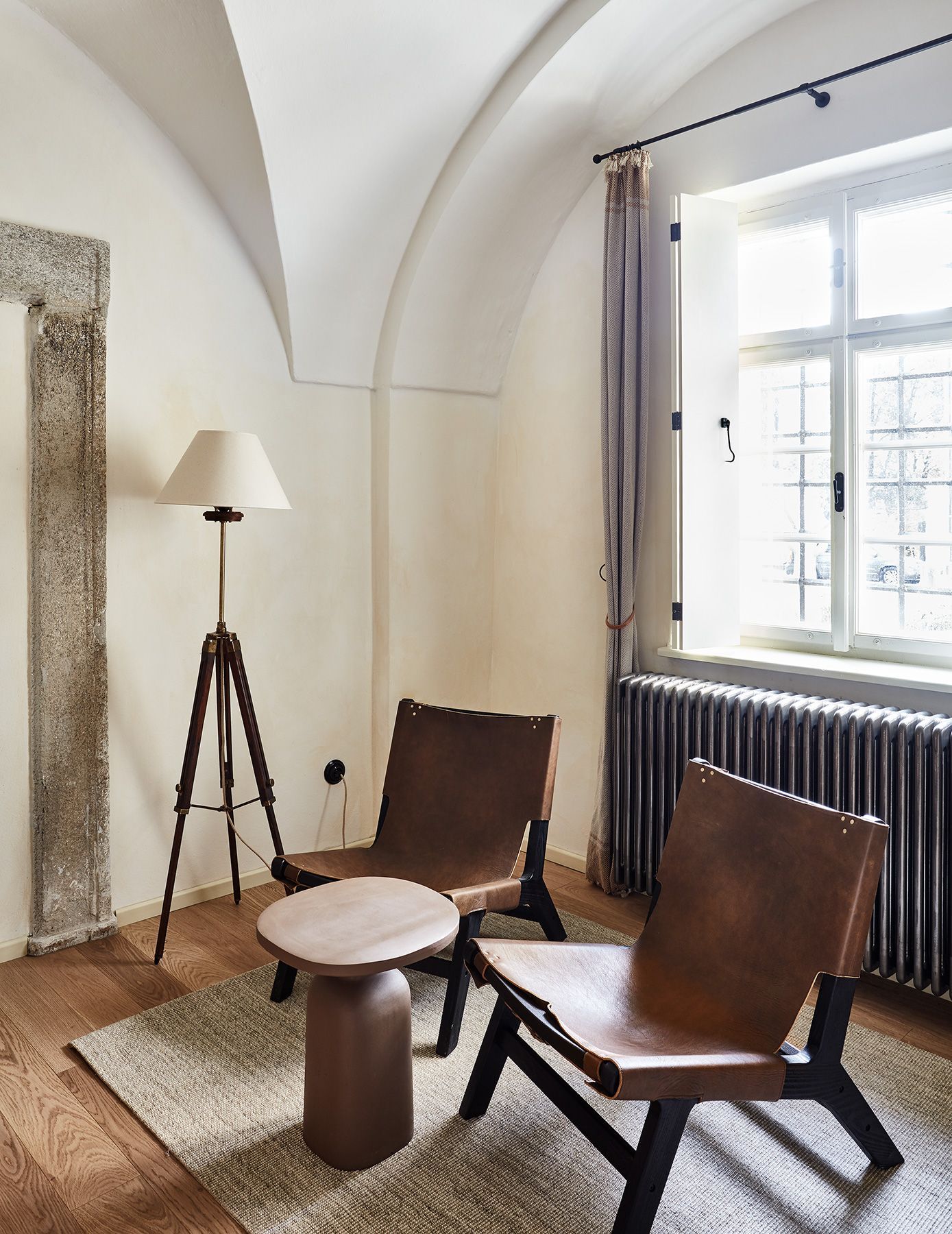 Zámek Žďár nad Sázavou ubytování apartmán u jelena posezení okno židle