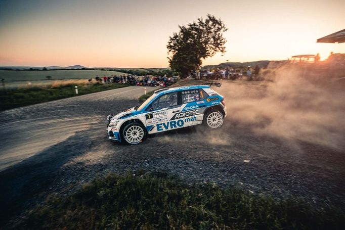 Jan Kopecký, Škoda Fabia Rally2 evo na trati Rallye Hustopeče 2021