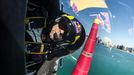 Martin Šonka v závodě Red Bull Air Race v Abú Zábí 2019