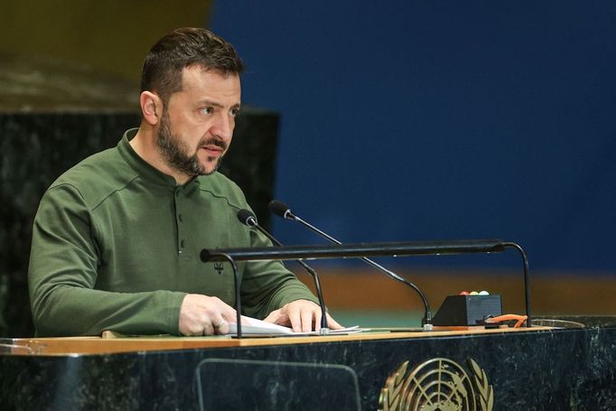 Ukrajinský prezident Volodymyr Zelenskyj