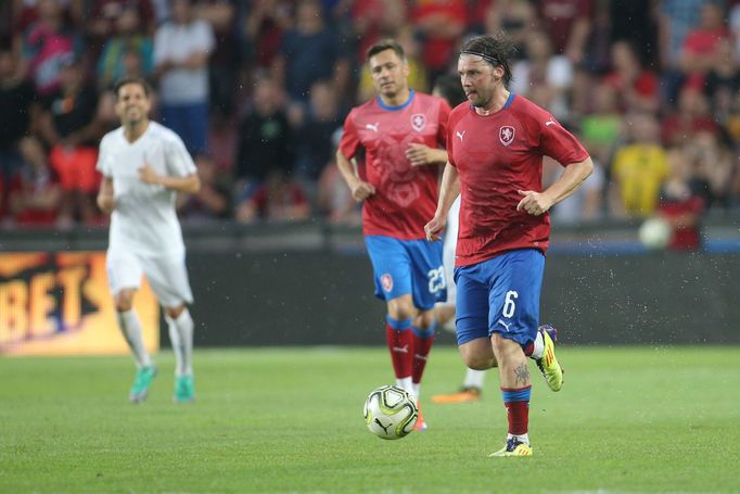 Marek Jankulovski na rozlučce Tomáše Rosického  v Praze 9. 6. 2018