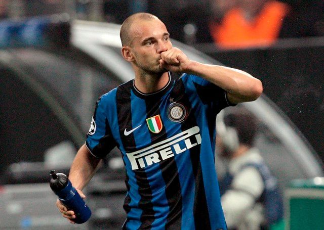 Inter vs Barcelona: Wesley Sneijder