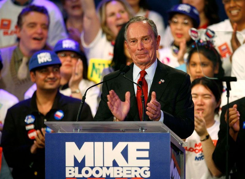 Michael Bloomberg byl znovuzvolen starostou New Yorku