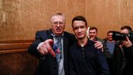 Svjatoslav Lomakin (19), student z Tuly, podporuje vůdce nacionalistů Vladimira Žirinovského. "Něco málo se změnilo, ale chci skutečné změny, které zlepší naše životy. Chci, aby mladí lidé měli víc příležitostí, aby mohli co nejlíp naplnit svoje životy."