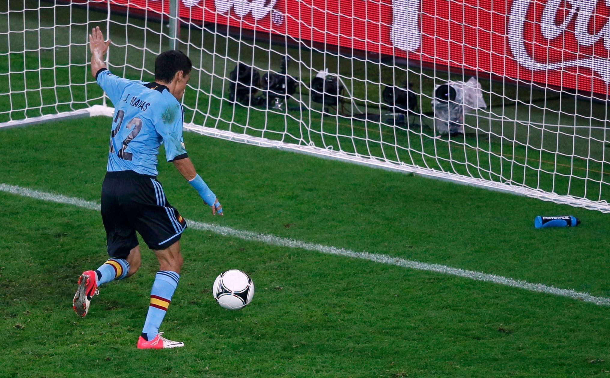 Euro 2012: Jesus Navas skóruje v zápase Španělsko - Chorvatsko