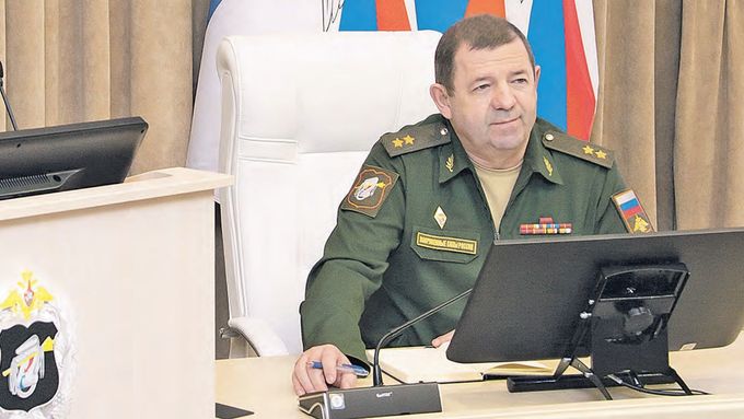 Zabitý ruský generál Jaroslav Moskalik. Reprofoto Krasnaja Zvezda