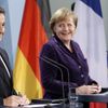 Nicolas Sarkozy a Angela Merkelová