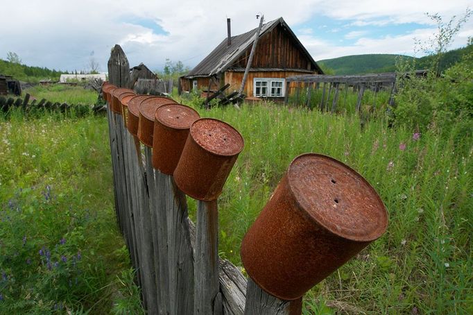 A house in the abandoned village