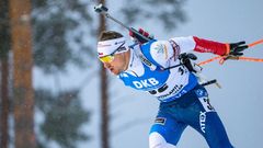 SP v biatlonu 2022/23: Michal Krčmář při stíhačce v Kontiolahti