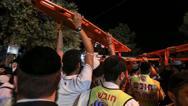 "Velká tragédie". Při tlačenici na poutním místě v Izraeli zemřelo 44 lidí; Zdroj foto: Reuters