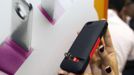 A Prong iPhone case is displayed during &quot;CES Unveiled,&quot; a media preview event to the annual Consumer Electronics Show (CES), in Las Vegas, Nevada, January 5, 20