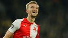 Tomáš Souček slaví gól v zápase LM Borussia Dortmund - Slavia