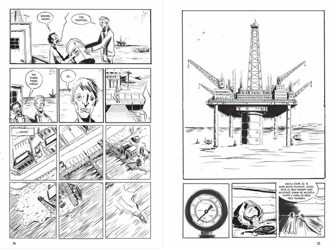 Ukázka z komiksu Potápěč.
