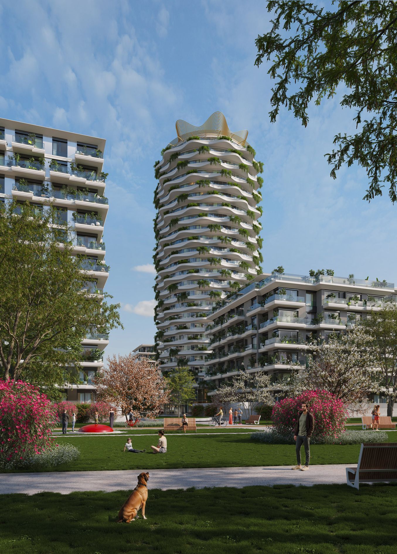 Centrum Nového Žižkova vizualizace