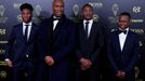 Soccer Football - The Ballon d’Or awards - Theatre du Chatelet, Paris, France - December 2, 2019   Ivory Coast legend Didier Drogba arrives with his family   REUTERS/Chri