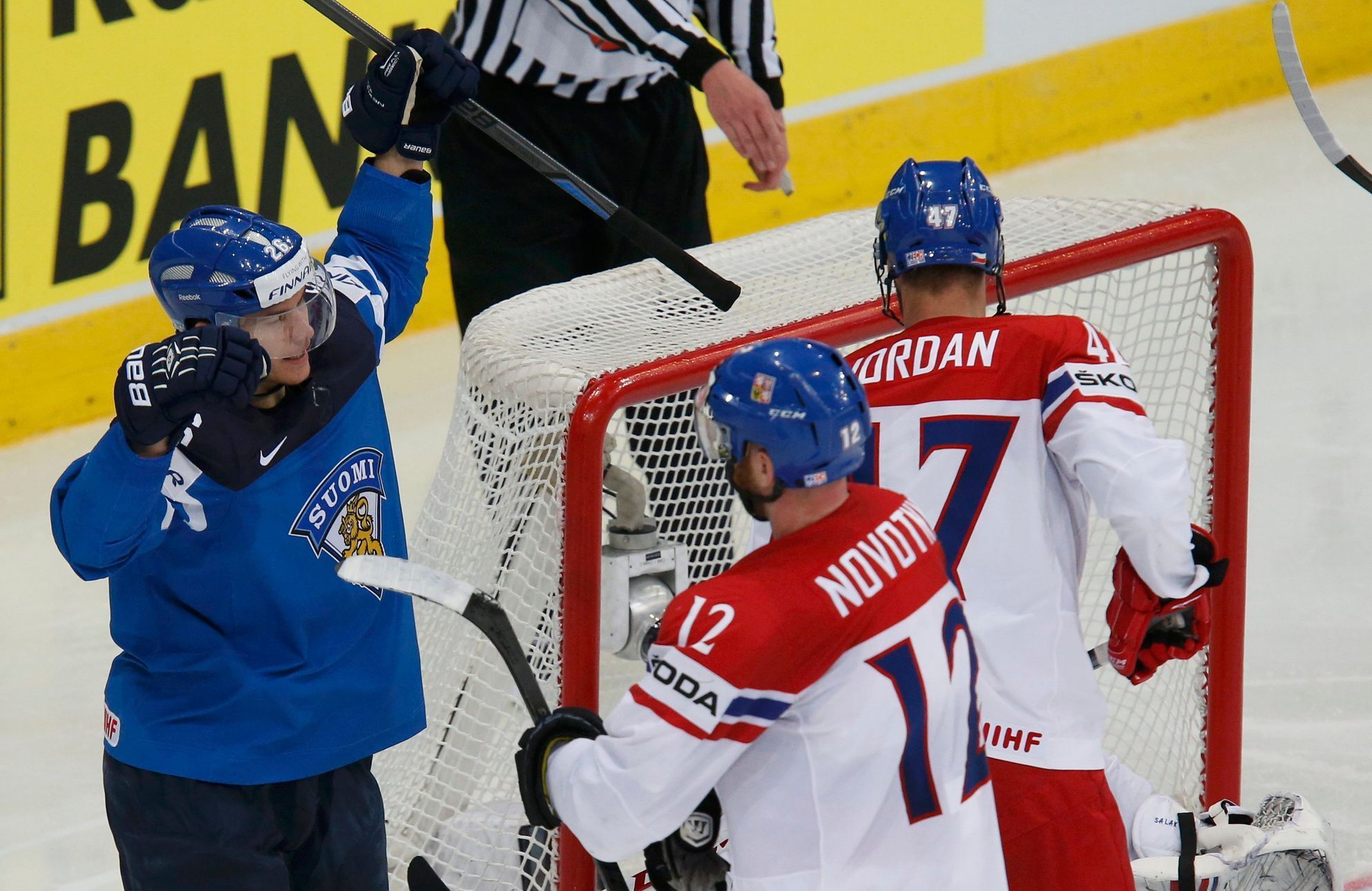 MS 2014, ČR-Finsko: Jarkko Immonen slaví gól