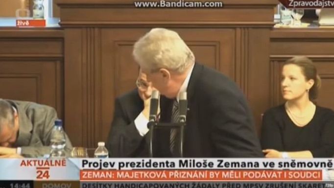 Zeman a spící kníže.