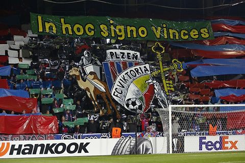 EL, Plzeň-Rapid Vídeň: fanoušci Plzně