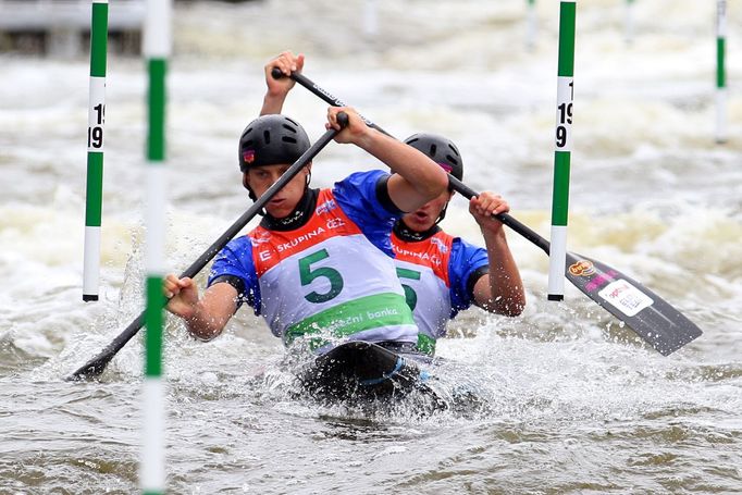 SP vodní slalom, Troja 2015: Jonáš Kašpar a Marek Šindler