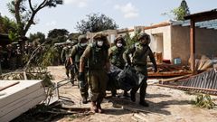 Kibuc Kfar Aza, válka Izraele s Hamásek