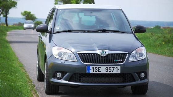 Škoda fabia rs - první jízdy