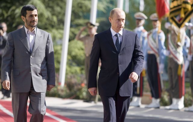 Rusko Írán Putin Ahmadínežád