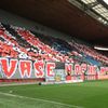 Slávističtí fanoušci v zápase nadstavby Slavia - Plzeň