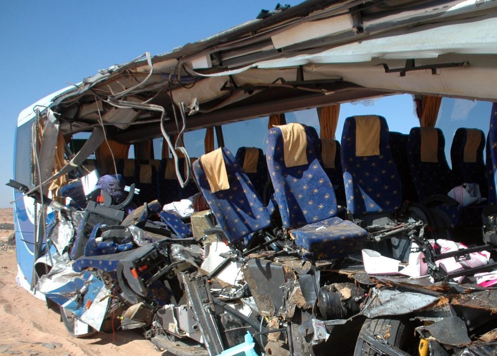 Nehoda autobusu v Egyptě