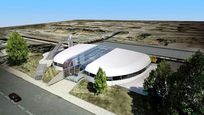 Nová hala vypadá jako nepovedený hokejový stadion, poznamenal viceprezident Asociace sdružení pro ochranu a rozvoj kulturního dědictví ČR.