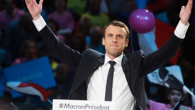 Nový francouzský prezident Emmanuel Macron.